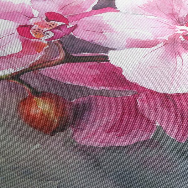 Obraz - Orchideje, aquarel (70x50 cm)