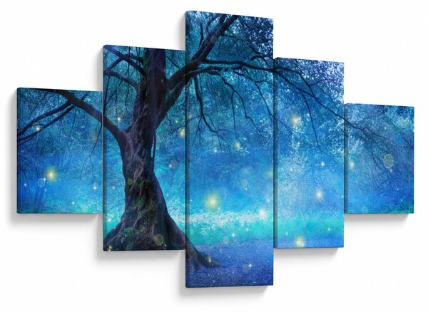 Obraz - Mystický les (125x70 cm)
