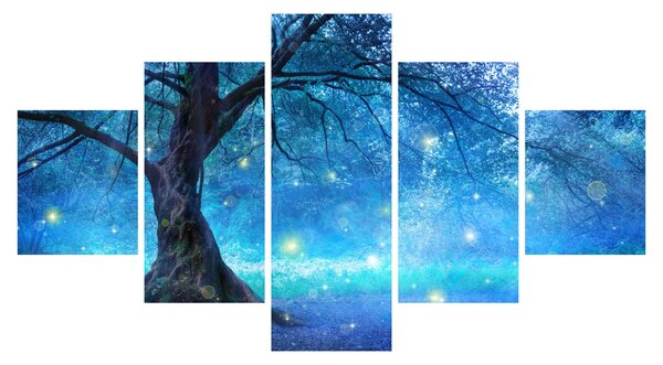 Obraz - Mystický les (125x70 cm)