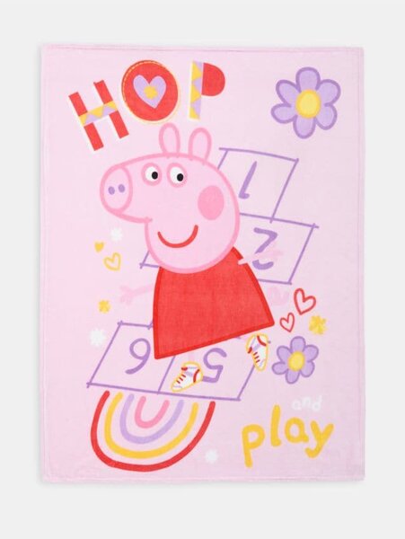 Sinsay - Deka Peppa Pig - pastelová růžová