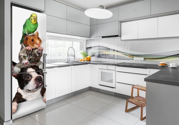 Nálepka fototapeta lednička Domácí zvířata FridgeStick-70x190-f-71830609