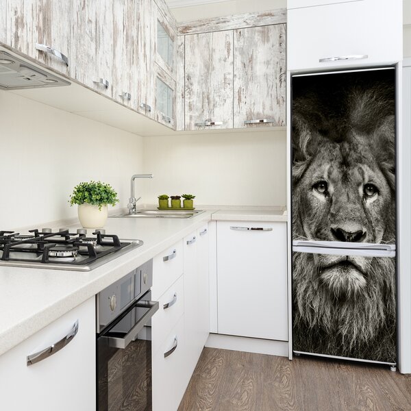 Samolepící nálepka na ledničku stěnu Lev FridgeStick-70x190-f-72120438