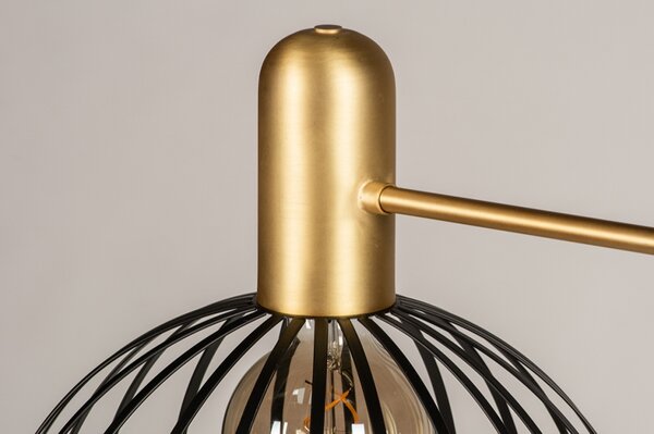 Stojací designová lampa Black Pin and Gold (LMD)
