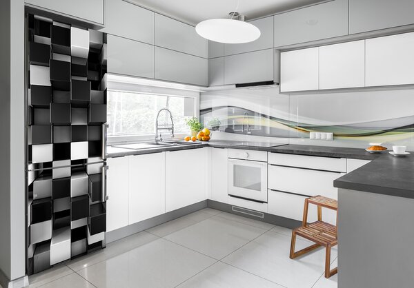Foto nálepka na ledničku Abstrakce kostky FridgeStick-70x190-f-72067994