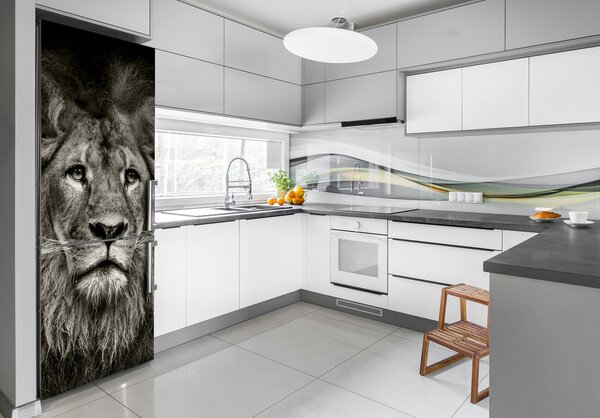 Samolepící nálepka na ledničku stěnu Lev FridgeStick-70x190-f-72120438