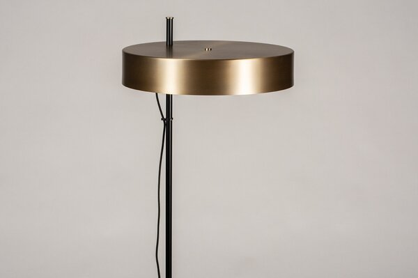 Stojací designová lampa La Viante Black and Gold LX (LMD)