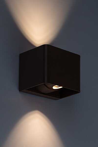 RABALUX 77169 Hallstatt venkovní nástěnné svítidlo LED 10W/320lm 3000K IP54 hnědá