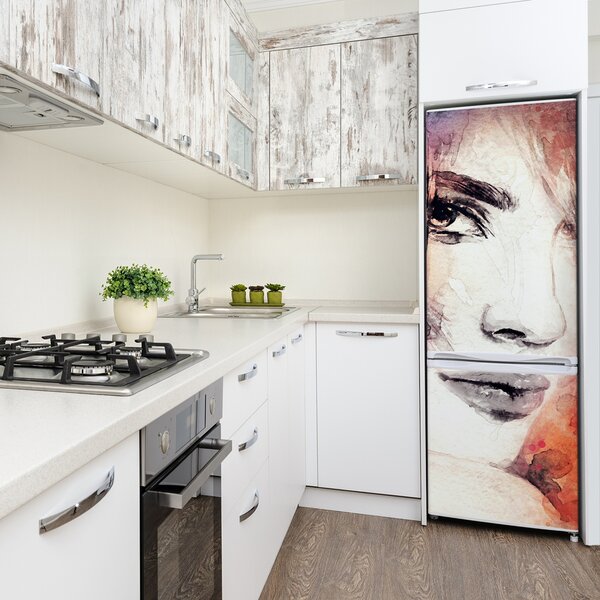 Foto tapeta na ledničku Abstrakce žena FridgeStick-70x190-f-72400949