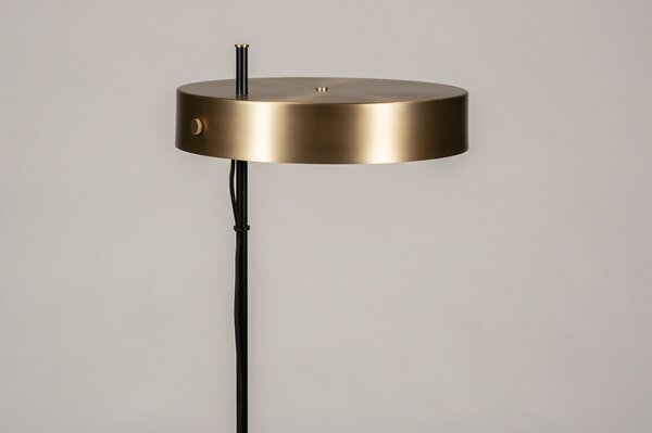 Stojací designová lampa La Viante Black and Gold LX (LMD)