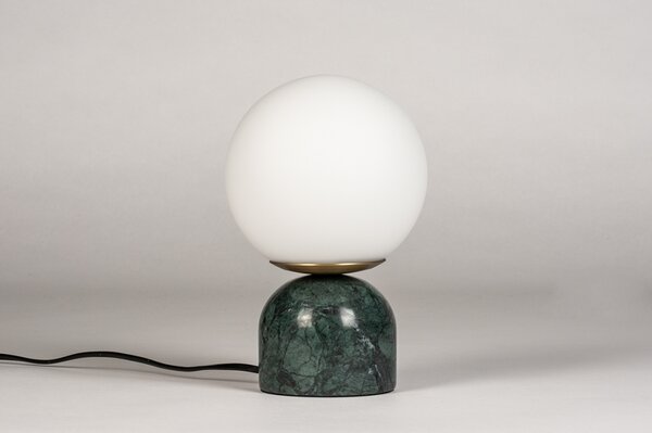 Stolní lampa Merlot Green Marmor (LMD)