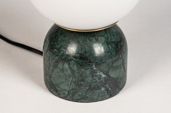 Stolní lampa Merlot Green Marmor (LMD)