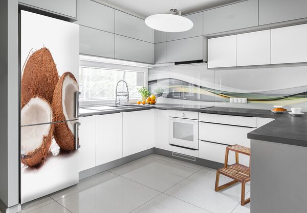Nálepka na ledničku do domu fototapeta Kokos FridgeStick-70x190-f-72874950