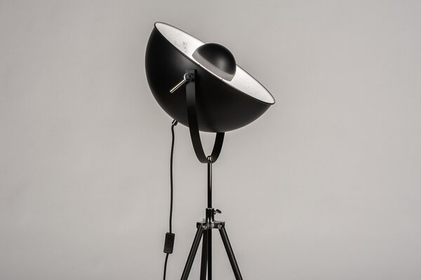 Stojací industriální lampa Ontario Industry FX Silver (LMD)