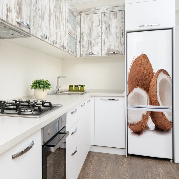 Nálepka na ledničku do domu fototapeta Kokos FridgeStick-70x190-f-72874950