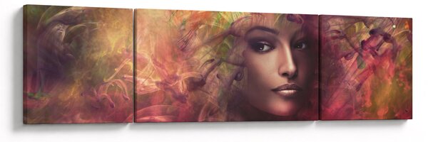 Obraz - Fantasy žena (170x50 cm)