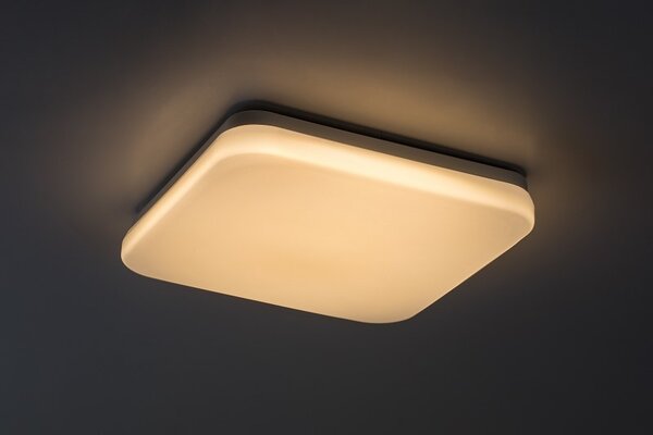 RABALUX 77137 Lowar venkovní stropní svítidlo se senzorem 285x285mm LED 18W/1150lm 3000K IP44 bílá