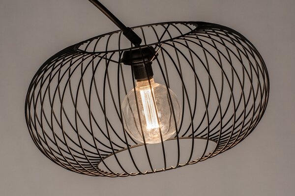Stojací oblouková lampa Mayor Nero (LMD)