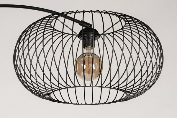 Stojací oblouková lampa Mayor Nero (LMD)