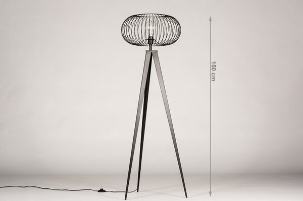 Stojací lampa Mayor Sydney Nero (LMD)