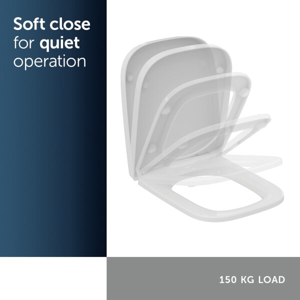 Ideal Standard T500301 - Záchodové prkénko SoftClose I.LIFE B bílá