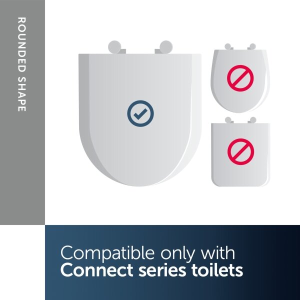 Ideal Standard E712801 - Záchodové prkénko CONNECT bílá