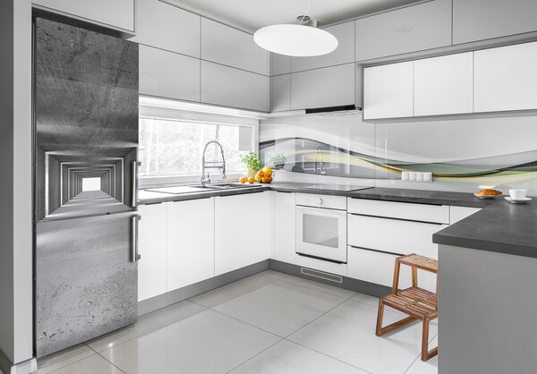 Nálepka fototapeta lednička Betonový tunel FridgeStick-70x190-f-73367796