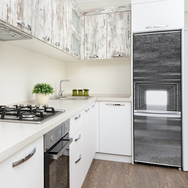 Nálepka fototapeta lednička Tunel z cihel FridgeStick-70x190-f-73368031