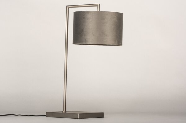 Stolní lampa Pallas Grey and Silver (LMD)