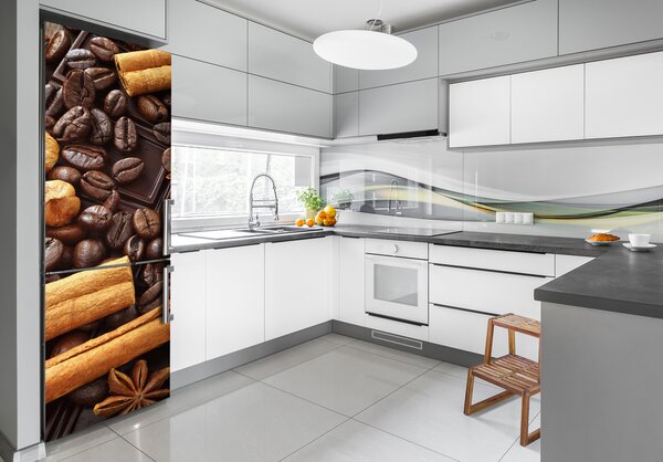 Nálepka na ledničku fototapeta Hořká čokoláda FridgeStick-70x190-f-73455307