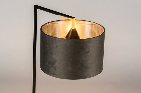 Stolní lampa Pallas Black and Silver (LMD)