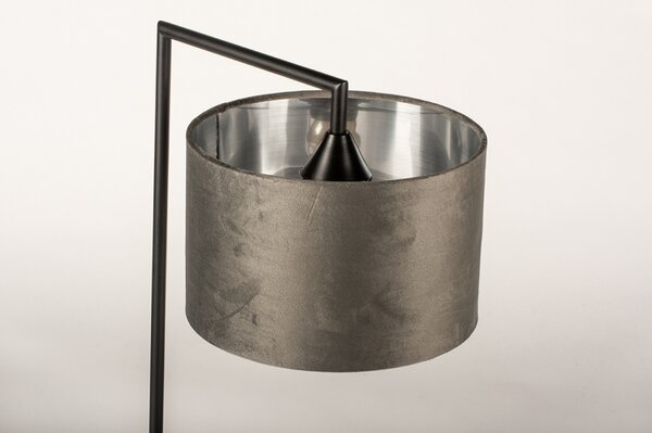 Stolní lampa Pallas Black and Silver (LMD)