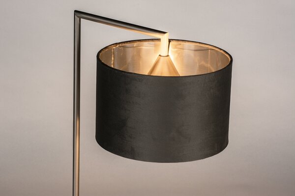 Stolní lampa Pallas Grey and Silver (LMD)