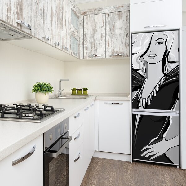 Nálepka fototapeta lednička Ilustrace moda FridgeStick-70x190-f-73870470