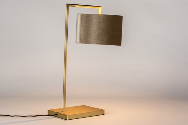 Stolní lampa Pallas Taupe Gold (LMD)