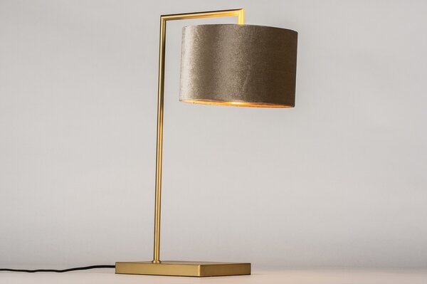 Stolní lampa Pallas Taupe Gold (LMD)