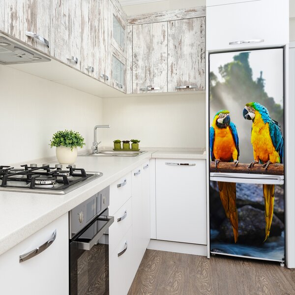 Foto nálepka na ledničku stěnu Papoušci Ara FridgeStick-70x190-f-73798945