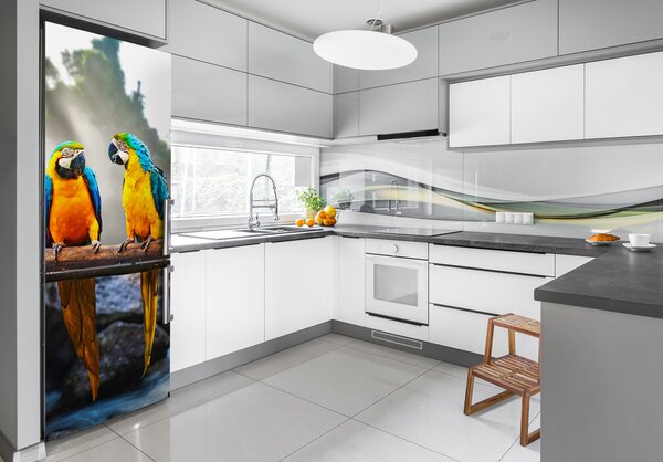 Foto nálepka na ledničku stěnu Papoušci Ara FridgeStick-70x190-f-73798945