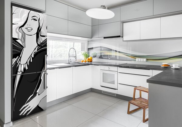 Nálepka fototapeta lednička Ilustrace moda FridgeStick-70x190-f-73870470