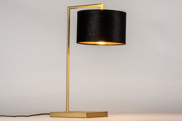 Stolní lampa Pallas Black and Gold Messe (LMD)