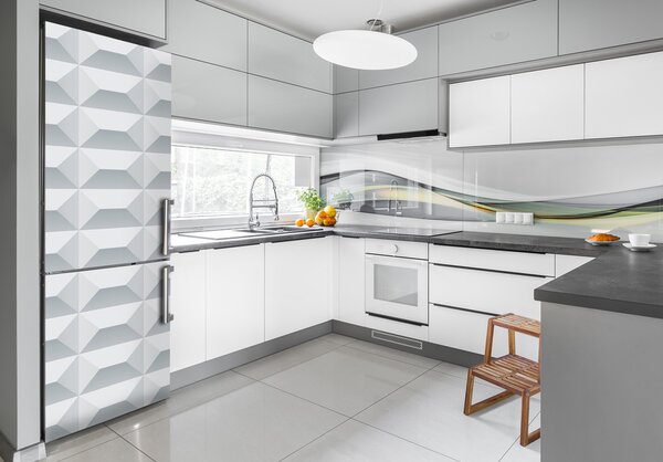 Nálepka fototapeta lednička Gemetrické pozadí FridgeStick-70x190-f-73907947