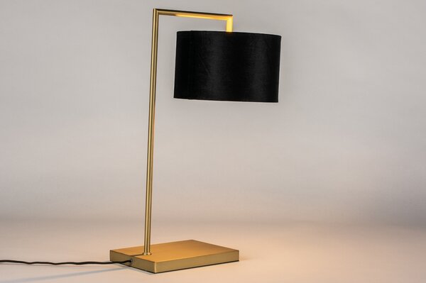 Stolní lampa Pallas Black and Gold Messe (LMD)