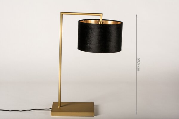 Stolní lampa Pallas Black and Gold Messe (LMD)