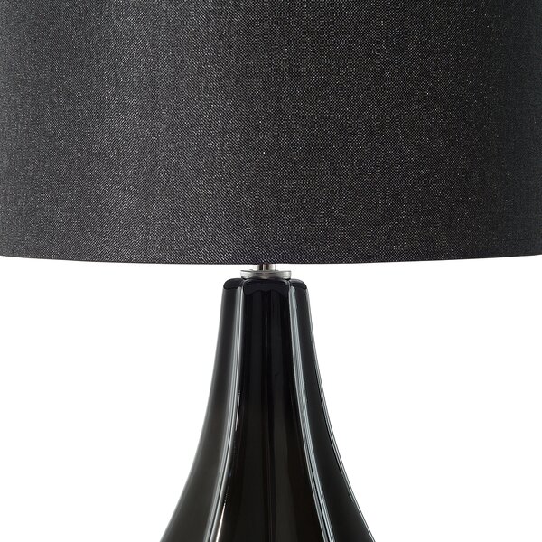 Stolní lampa SANTEE Porcelán Černá