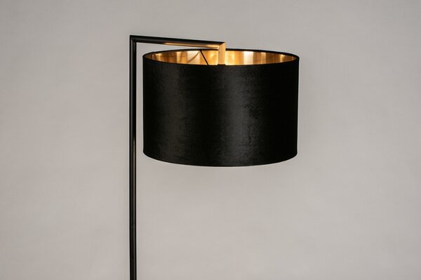 Stojací designová lampa Pallas Black and Gold (LMD)