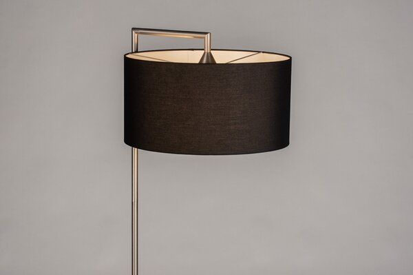 Stojací designová lampa Pallas Black Steel (LMD)