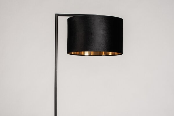 Stojací designová lampa Pallas Black and Gold (LMD)
