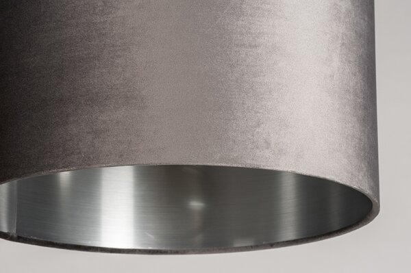 Stojací designová lampa Pallas Black and Silver (LMD)