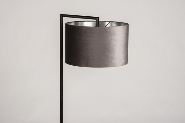 Stojací designová lampa Pallas Black and Silver (LMD)
