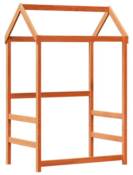 Rám postele se střechou voskově hnědý 75x190 cm masiv borovice 3282170