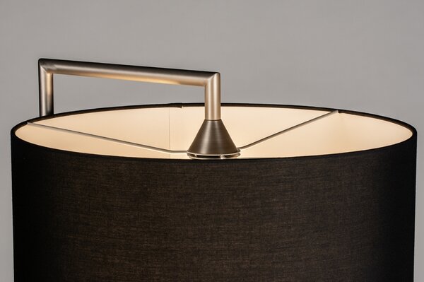 Stojací designová lampa Pallas Black Steel (LMD)